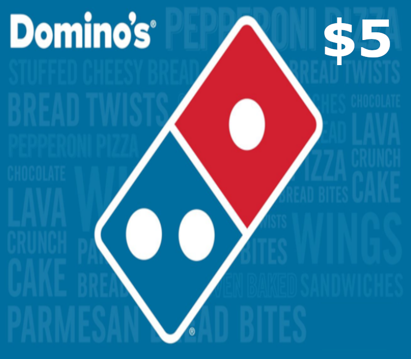 

Domino's Pizza $5 Gift Card US