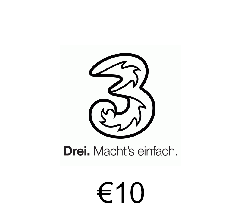 

Drei €10 Gift Card AT