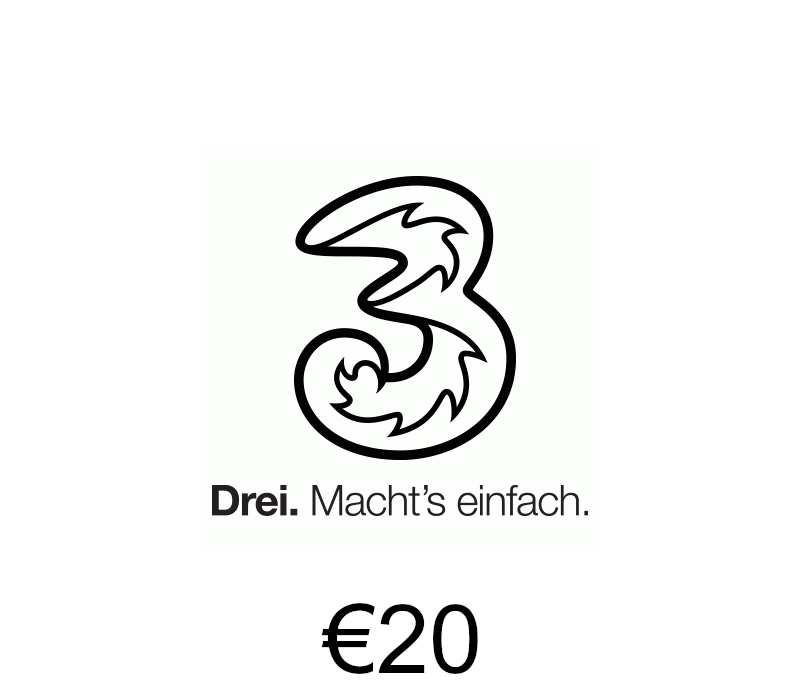 

Drei €20 Gift Card AT