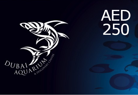 Dubai Aquarium & Underwater Zoo 250 AED Gift Card AE