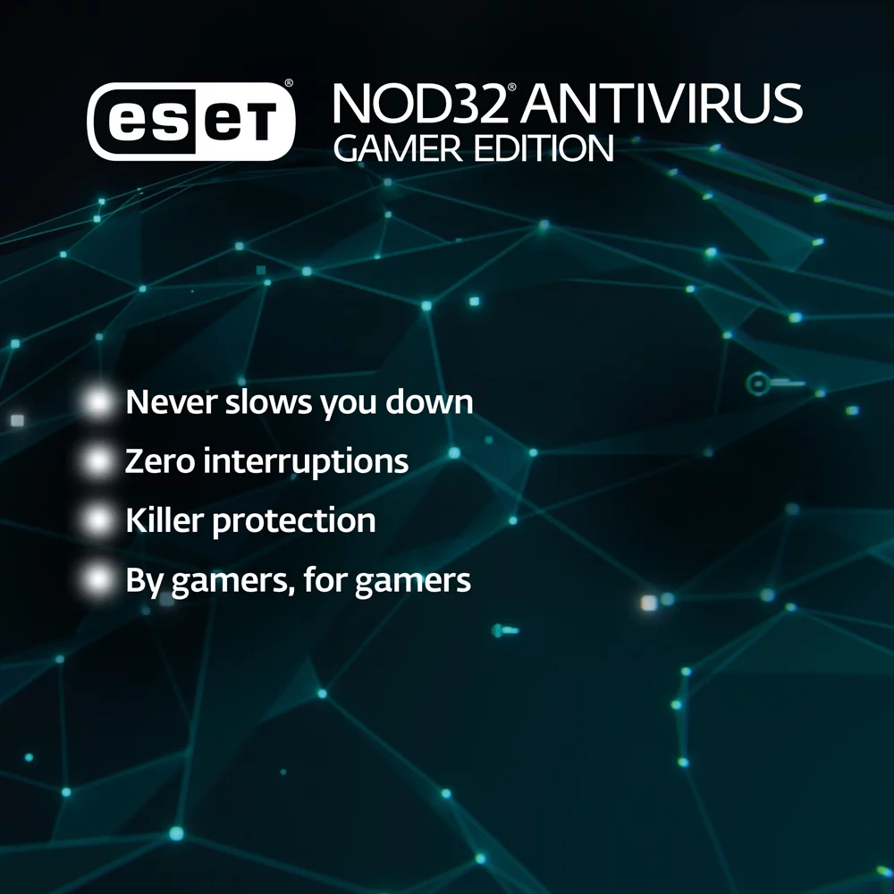 ESET NOD32 Antivirus Gamer Edition 2024 Key (1 Year / 1 PC)