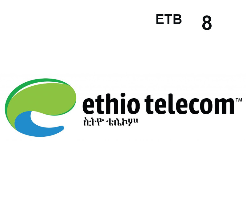 

Ethiotelecom 8 ETB Mobile Top-up ET