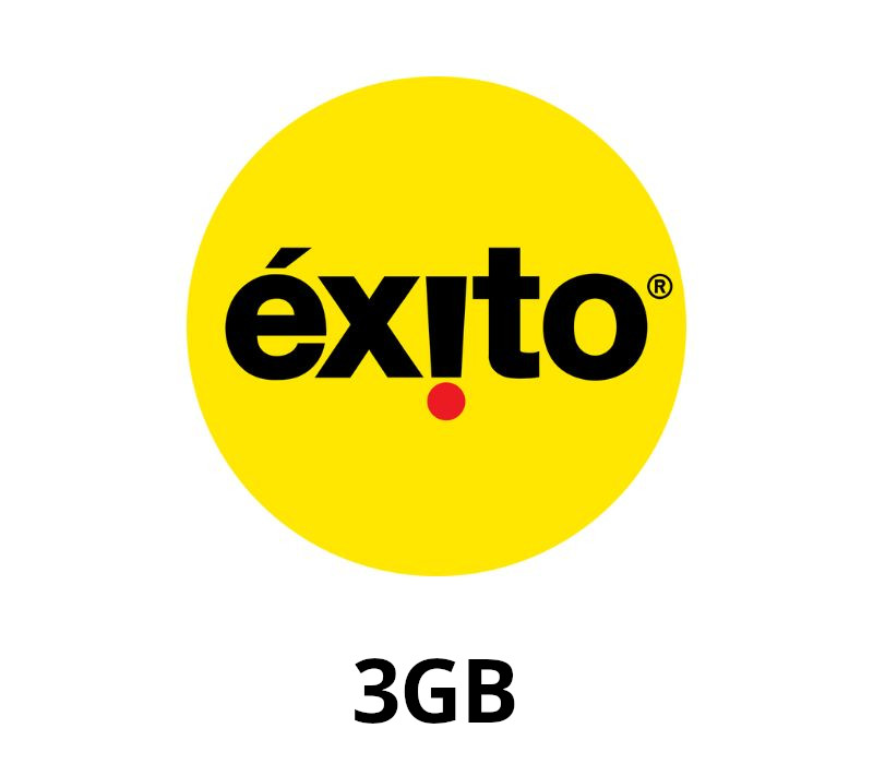 

Exito 3 GB Data Mobile Top-up CO