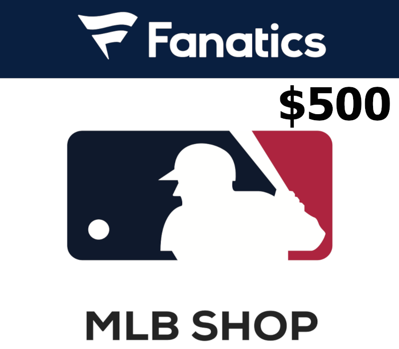 Fanatics MLBShop.com $500 Gift Card US