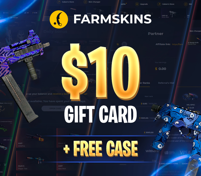 

Farmskins $10 Wallet Card + FREE CASE