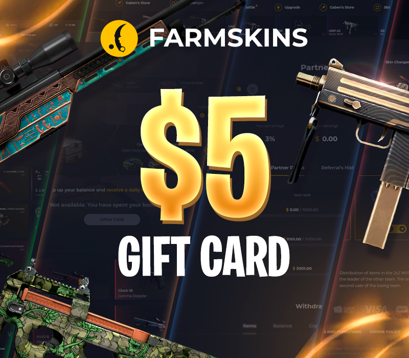 Farmskins $5 Wallet Card