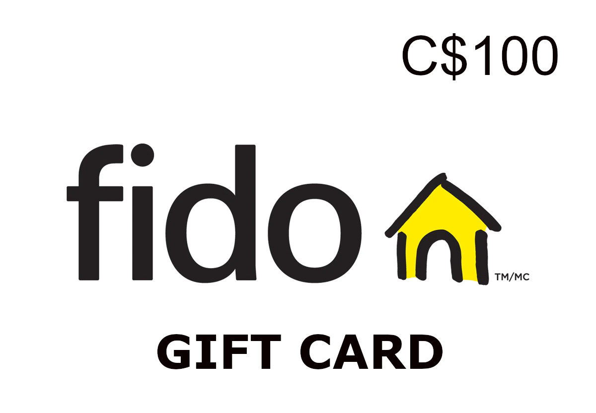 Fido PIN C$100 Gift Card CA