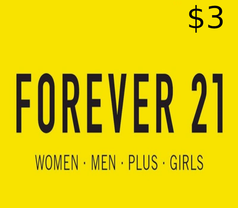 

Forever 21 $3 Gift Card US