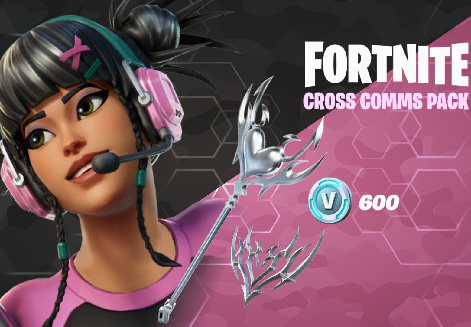 Fortnite - Cross Comms Pack + 600 V-Bucks Challenge DLC EU XBOX One / Xbox Series X,S CD Key