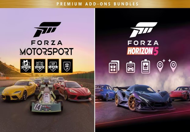 Forza Motorsport And Forza Horizon 5 - Premium Add-Ons Bundle DLC US XBOX One / Xbox Series X,S CD Key