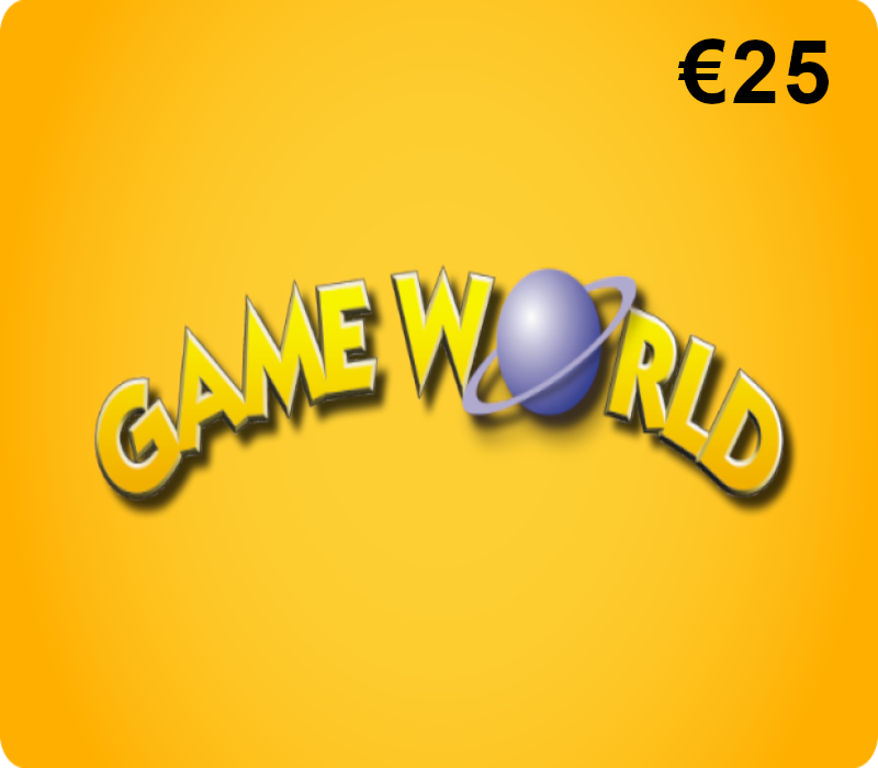 

GAME WORLD Computerspiele-Vertriebs GmbH €25 Gift Card DE