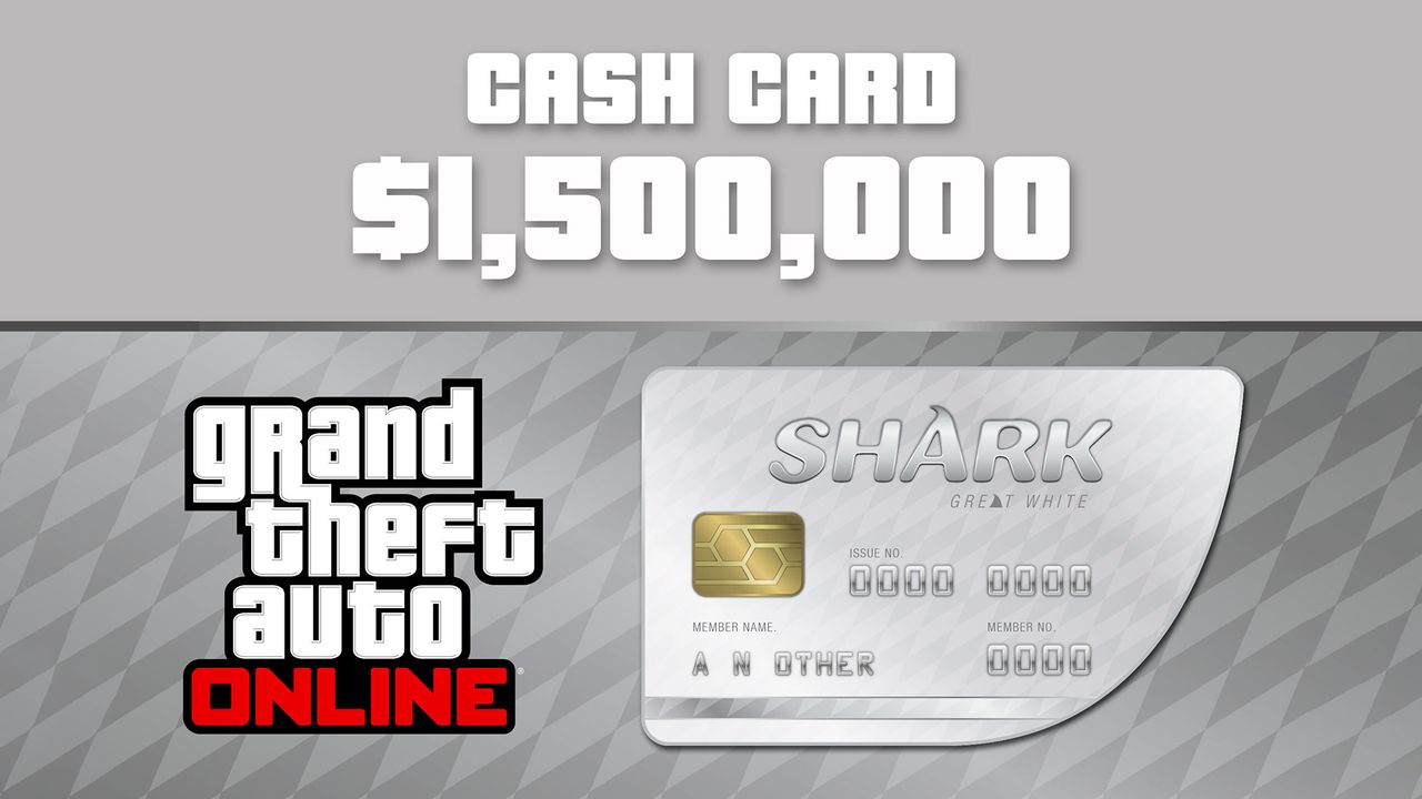 Grand Theft Auto Online - $1,500,000 Great White Shark Cash Card PC Activation Code EU