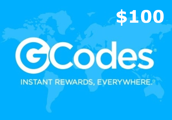 GCodes® Global Merchandise $100 Gift Card US