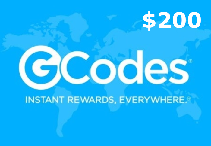 GCodes® Global Merchandise $200 Gift Card US