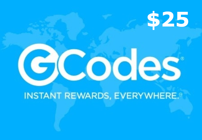 GCodes® Global Merchandise $25 Gift Card US