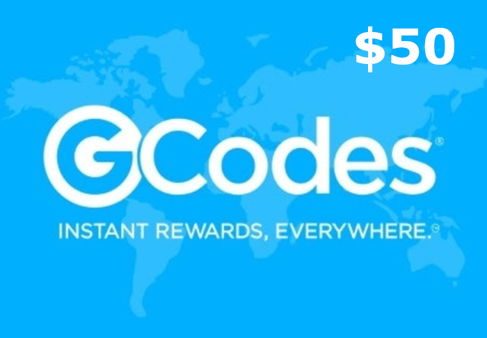 GCodes® Global Merchandise $50 Gift Card US