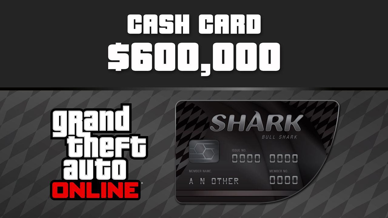 Grand Theft Auto Online - $600,000 Bull Shark Cash Card PC Activation Code