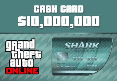 Grand Theft Auto Online - $10,000,000 Megalodon Shark Cash Card XBOX One CD Key
