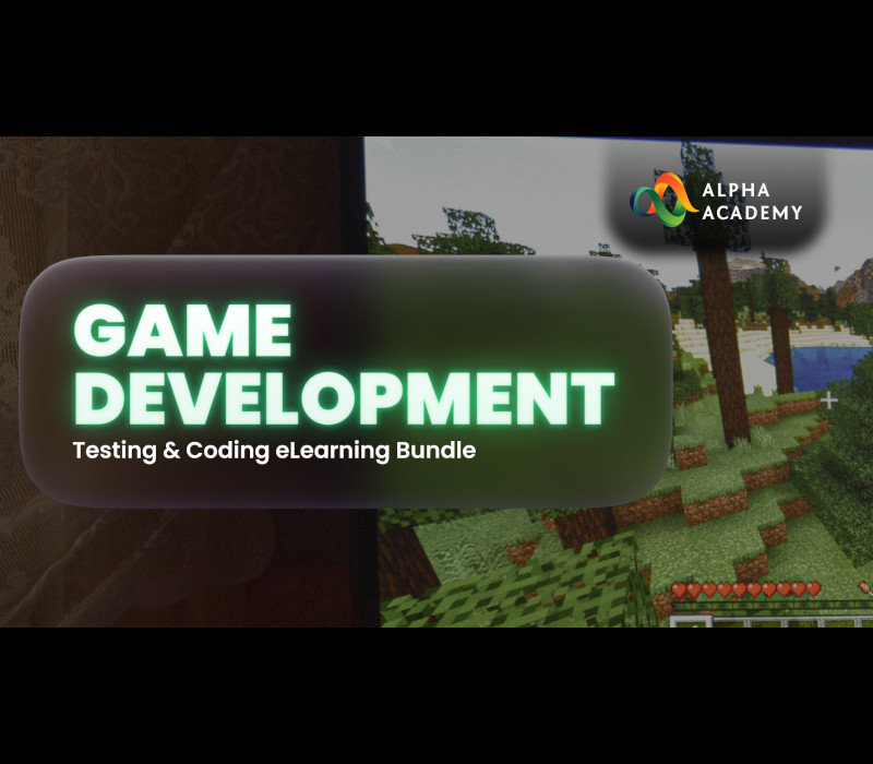 cover Game Development, Testing & Coding eLearning Bundle Alpha Academy Code