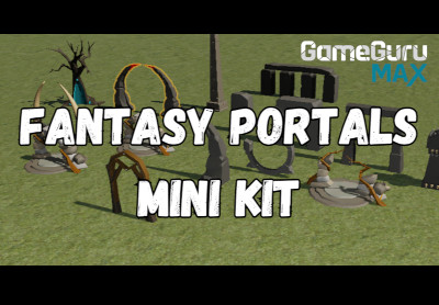 GameGuru MAX - Low Poly Mini Kit: Fantasy Portals DLC Steam CD Key