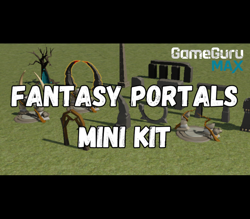 cover GameGuru MAX - Low Poly Mini Kit: Fantasy Portals DLC Steam