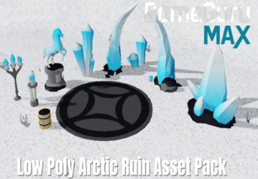 GameGuru MAX - Low Poly Asset Pack - Arctic Ruins DLC PC Steam CD Key screenshot 1