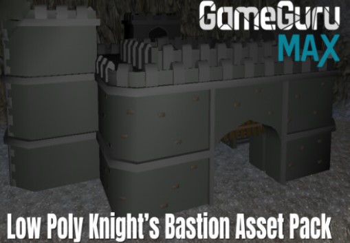 GameGuru MAX - Low Poly Asset Pack - Knights Bastion DLC PC Steam CD Key screenshot 1