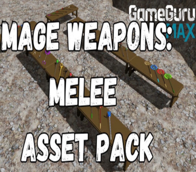 GameGuru MAX - Low Poly Asset Pack - Mage Weapons: Melee DLC PC Steam