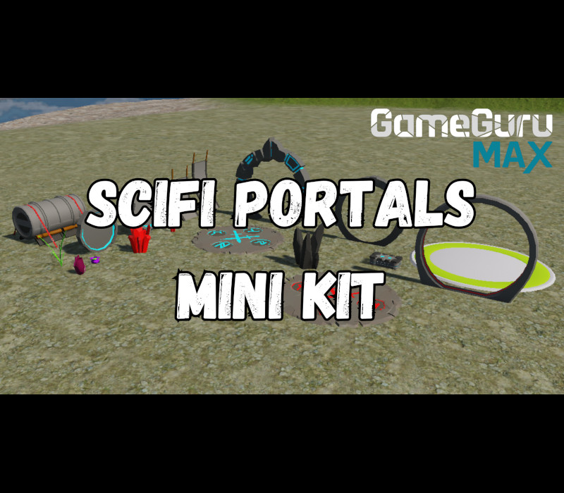 GameGuru MAX - Low Poly Mini Kit: Sci-Fi Portals DLC Steam