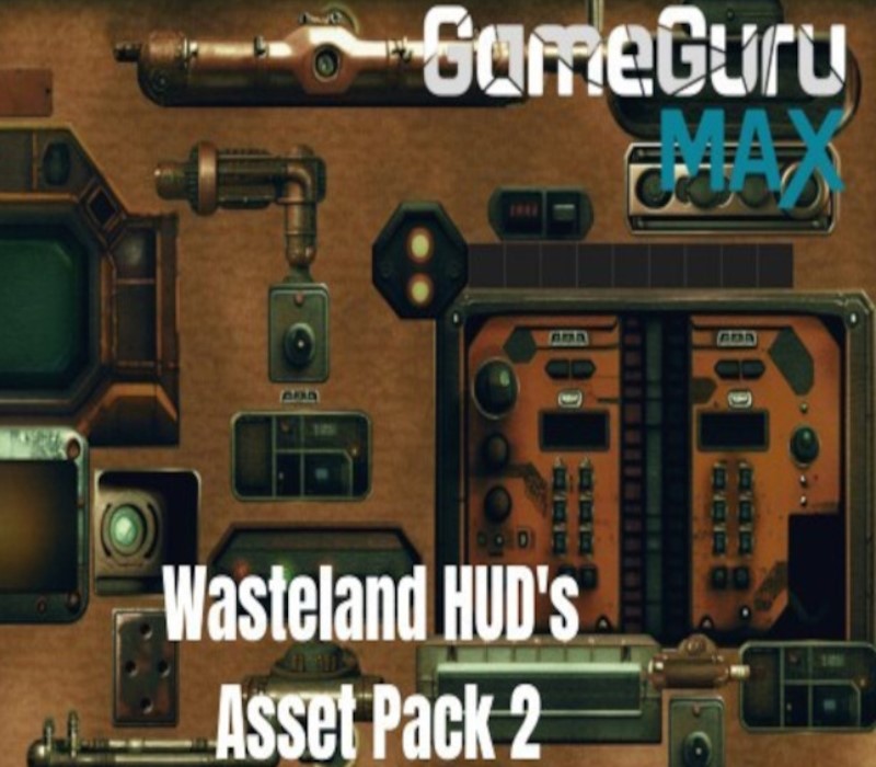 GameGuru MAX Wasteland Asset Pack - HUD's Volume 2 DLC PC Steam