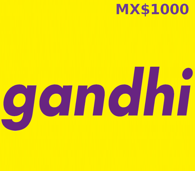 

Gandhi MX$1000 MX Gift Card