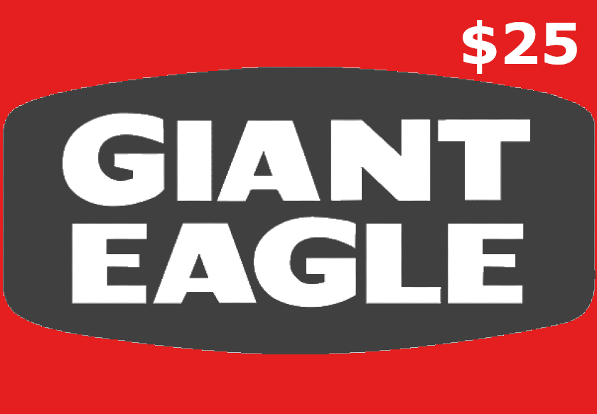 Giant Eagle $25 Gift Card US