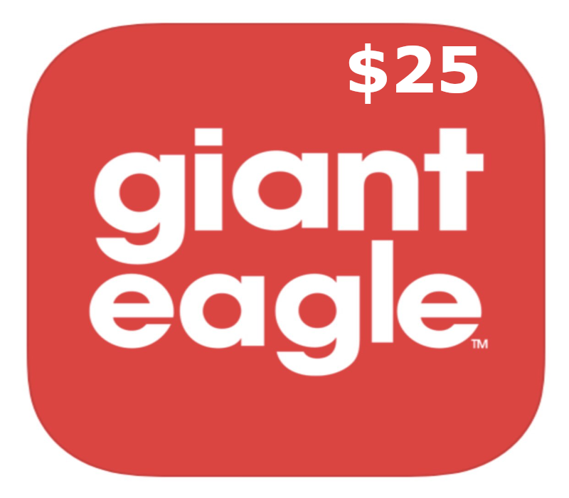 Giant Eagle $25 Gift Card US