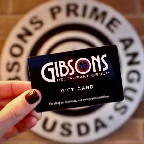 Gibsons Restaurant $50 Gift Card US