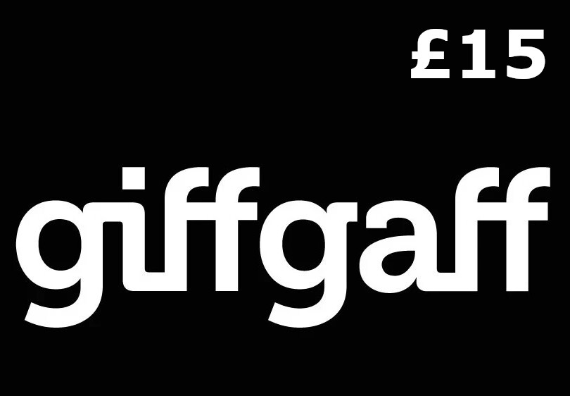 Giff Gaff PIN £15 Gift Card UK