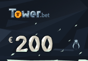 Tower.bet 200 EUR In BTC Gift Card