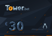 Tower.bet 30 EUR In BTC Gift Card