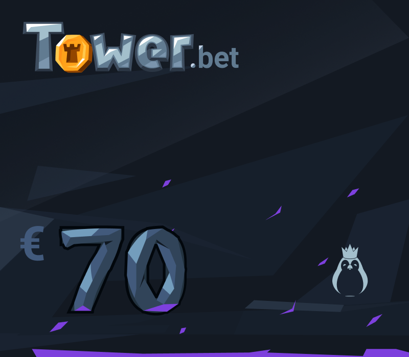 

Tower.bet 70 EUR in BTC Gift Card