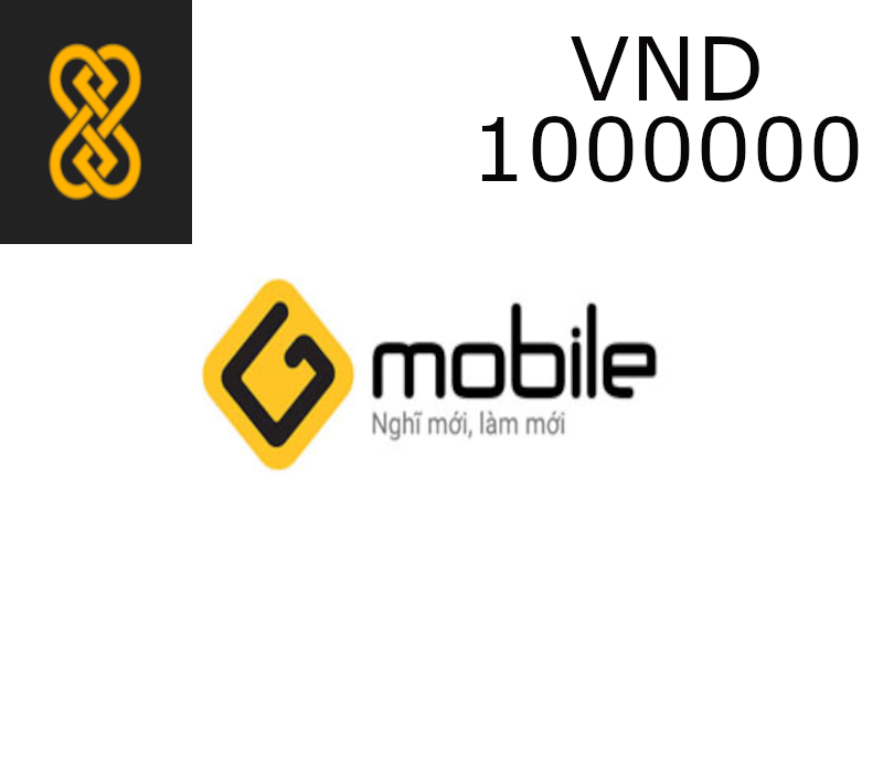 

Gmobile 1000000 VND Mobile Top-up VN