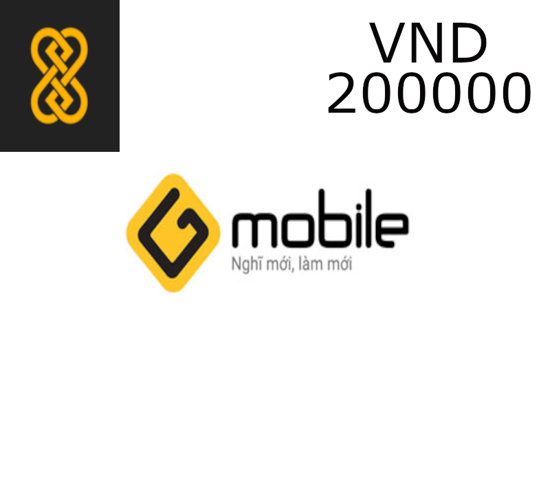 

Gmobile 200000 VND Mobile Top-up VN