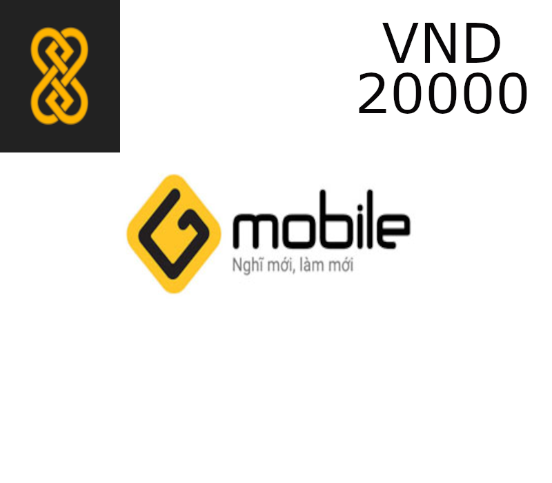 

Gmobile 20000 VND Mobile Top-up VN