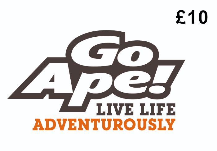 Go Ape £10 Gift Card UK