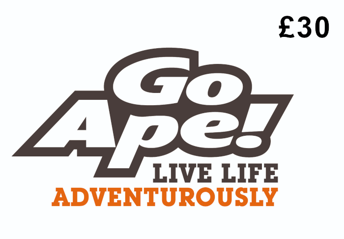 Go Ape £30 Gift Card UK