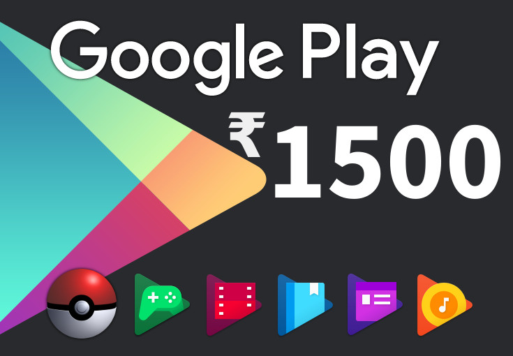 Google Play ₹1500 IN Gift Card