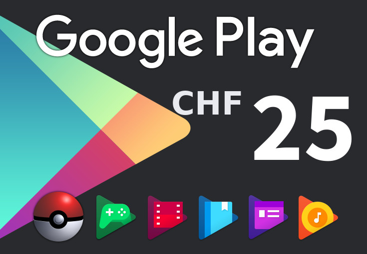 Google Play CHF 25 CH Gift Card