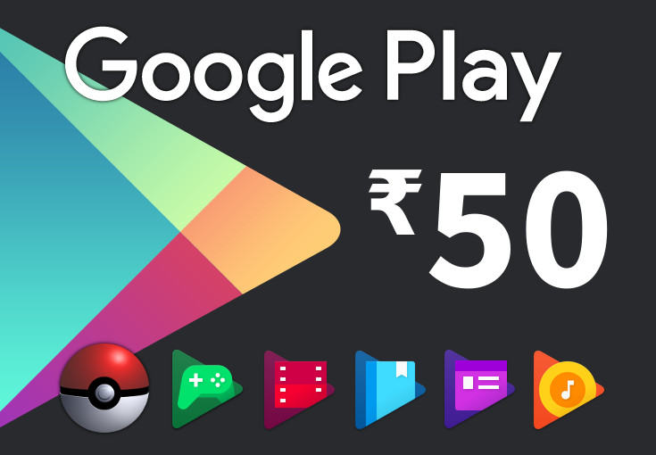 Google Play ₹50 IN Gift Card