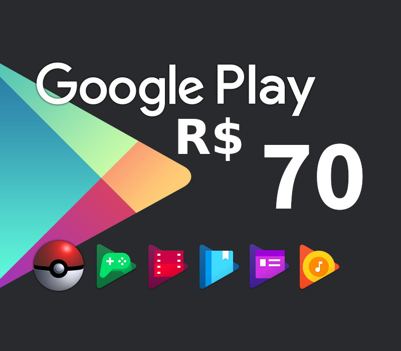 Google Play 70 BRL BR Gift Card