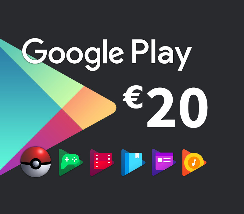 cover Google Play €20 EU Gift Card