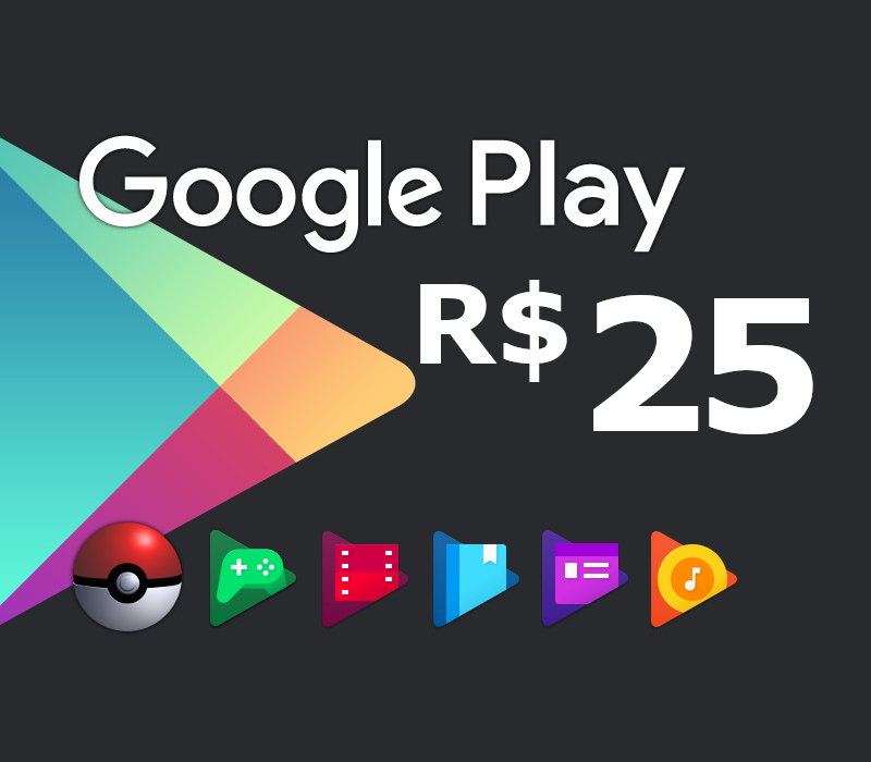 

Google Play 25 BRL BR Gift Card