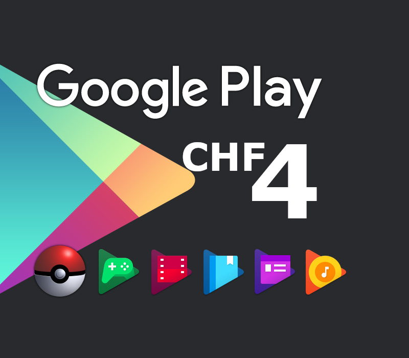 

Google Play CHF 4 CH Gift Card